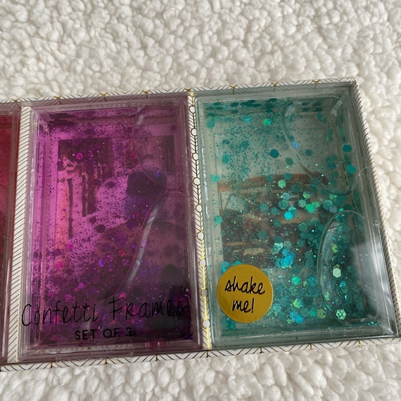 *NWT* Mini Confetti Photo Frames (Set of 3) - Picture 7 of 9